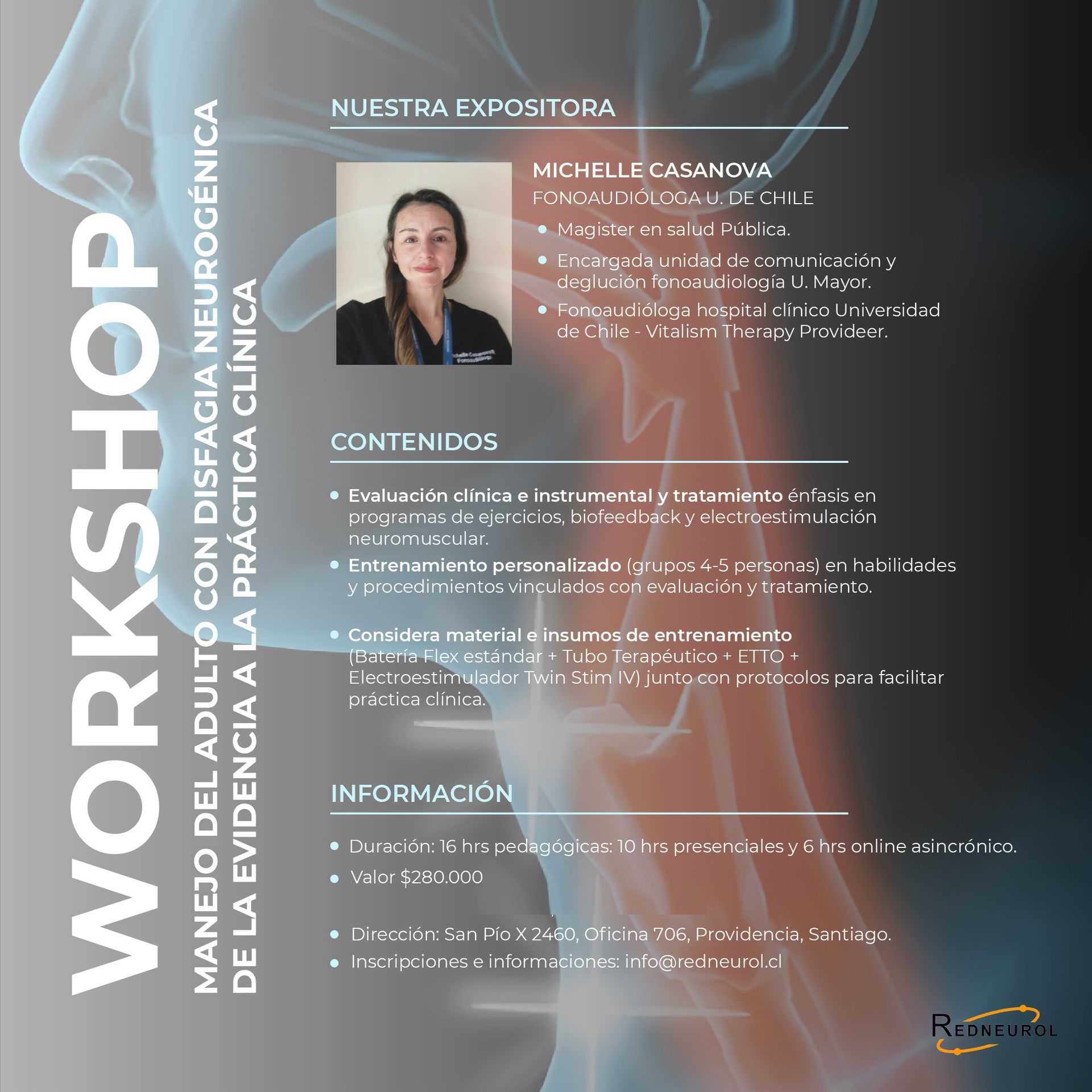 Workshop manejo del adulto con disfagia neurogénica