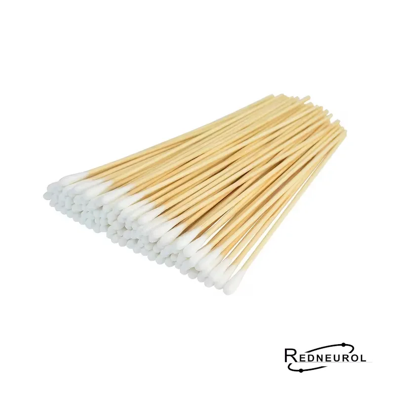 [10289] Hisopos de Algodón de madera 15cm x 100 unidades Sachets