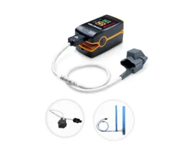 Oxímetro con sensor de monitoreo Intercambiables para Adulto, Pediátrico y Neonatal.