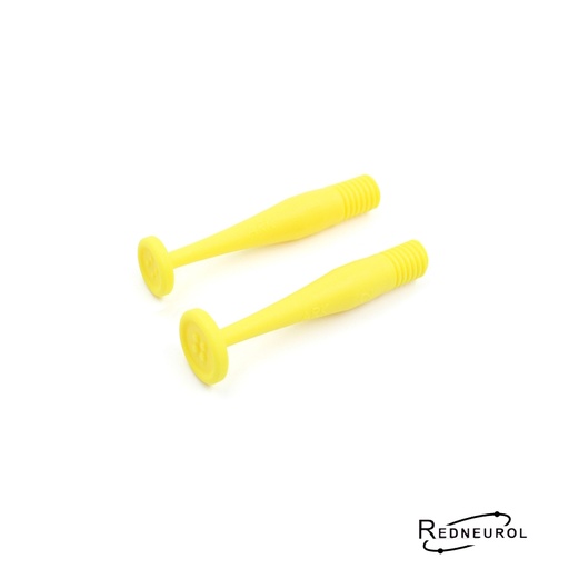 [10099] ARKs Button Tips (2 Pack Small) Yellow