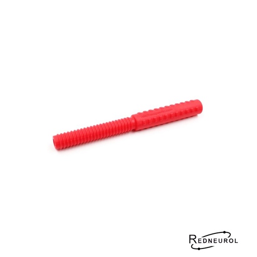 [10117] ARKs Textured Bite Tube - Hollow (Red, Standard)