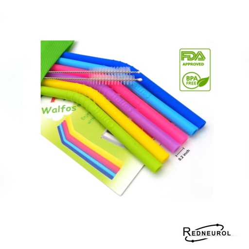[10199] Set Pajillas Siliconas (6B+2 Celillos)